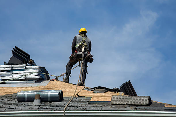 Professional Roof Installation technician working in Groton, NY